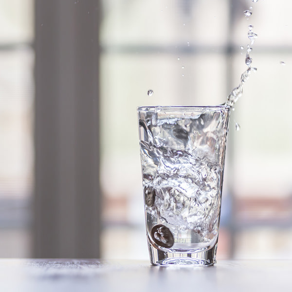 glass of water