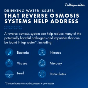 a list of contaminants reverse osmosis systems reduce in drinking water
