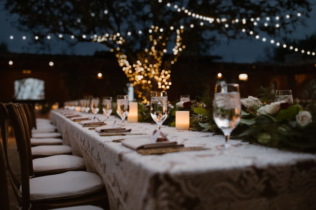 outdoor holiday celebration